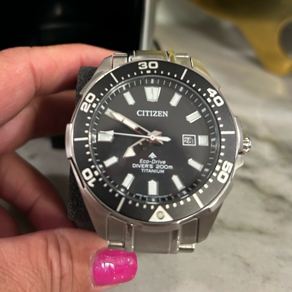 Citizen Drive Promaster Diver Watch Mens Black EUC - Picture 7 of 10